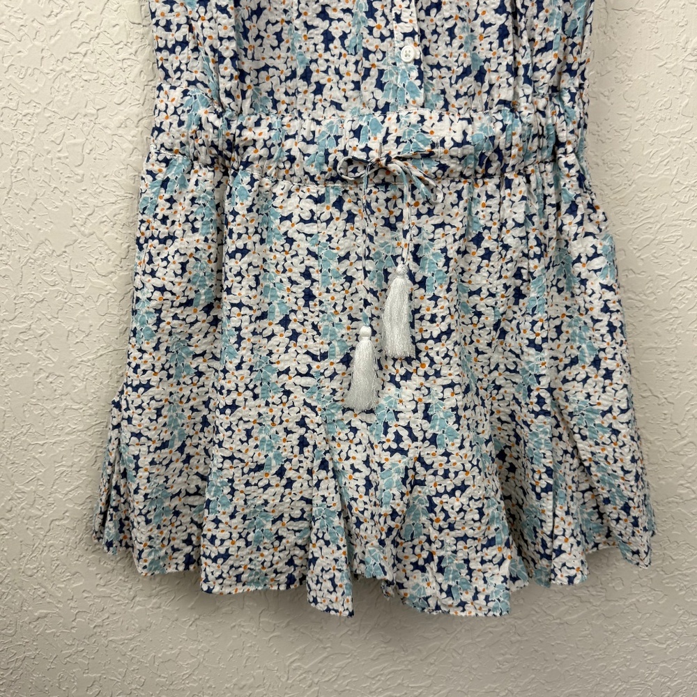 *We Are Sundays Womens Indigo Blue Floral Harley Romper Small - Picture 9 of 14